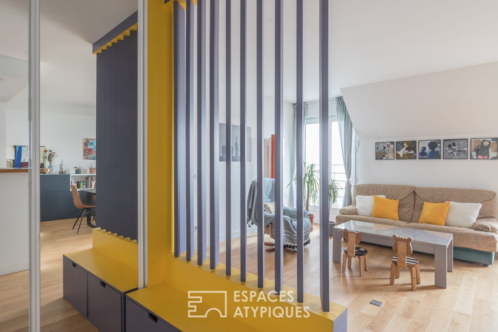 Appartement repensé par architecte