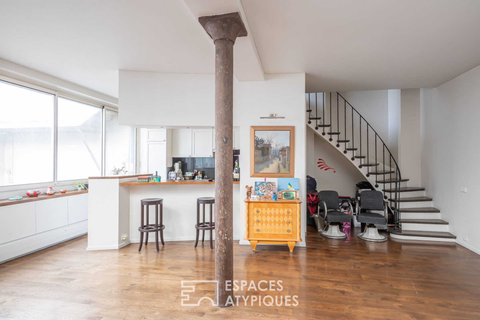 Duplex industrial loft