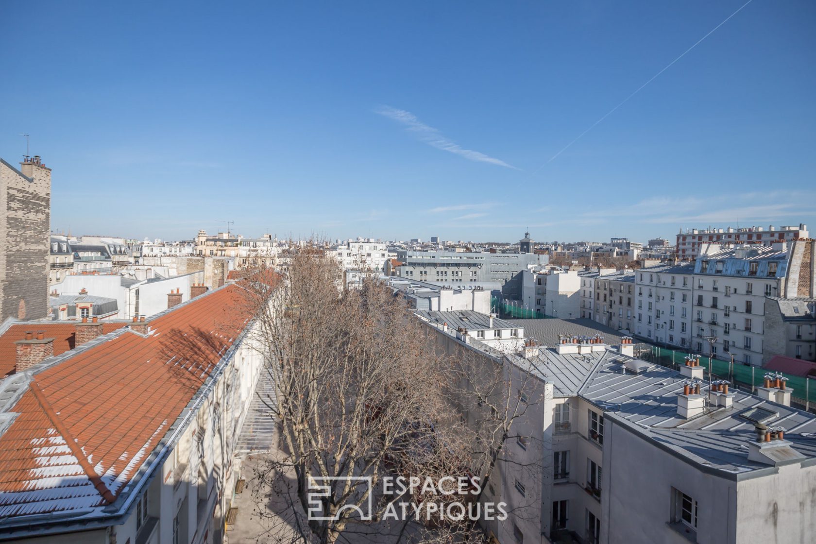 Top floor with view and mezzanine