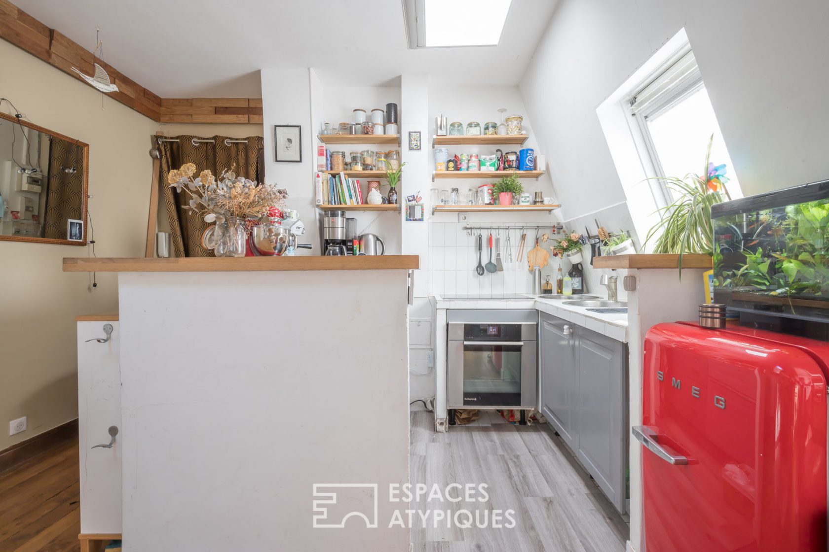 Top floor with view and mezzanine