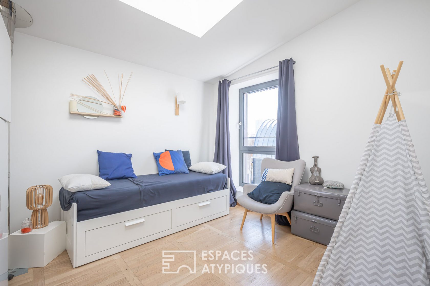 Triplex esprit maison avec terrasse