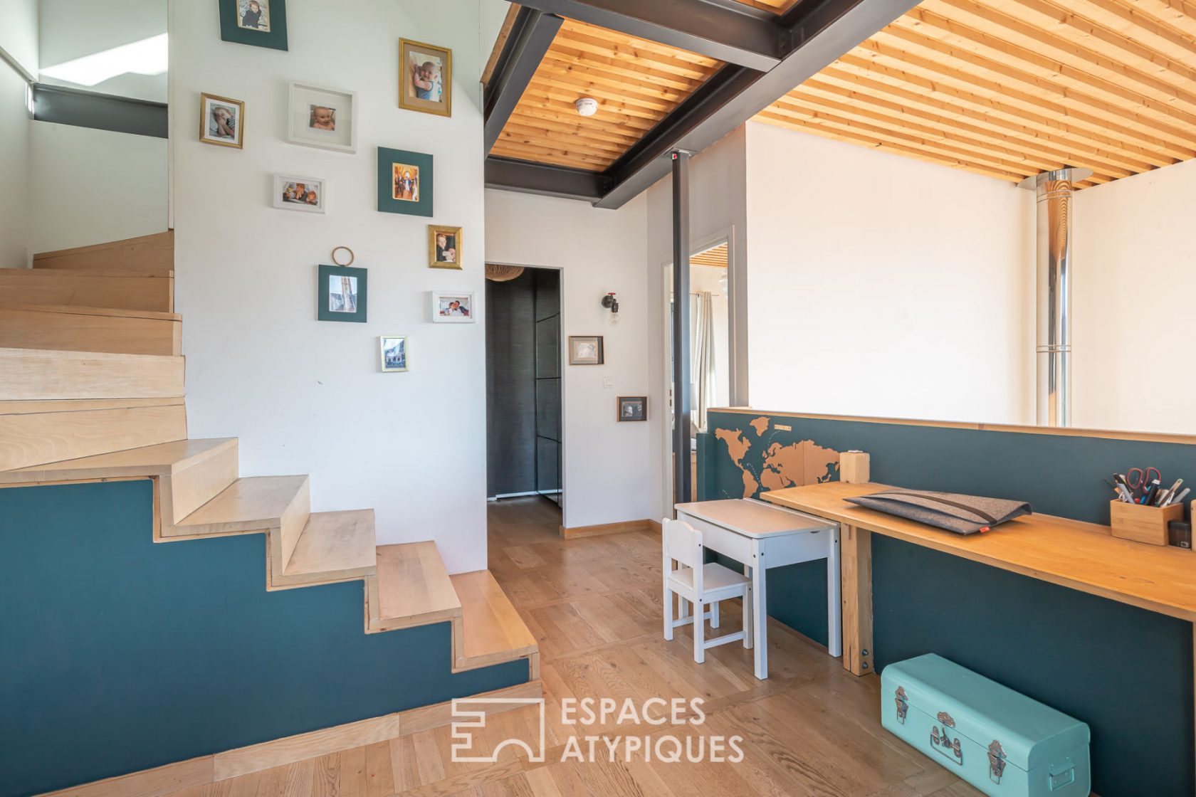 Triplex esprit maison avec terrasse