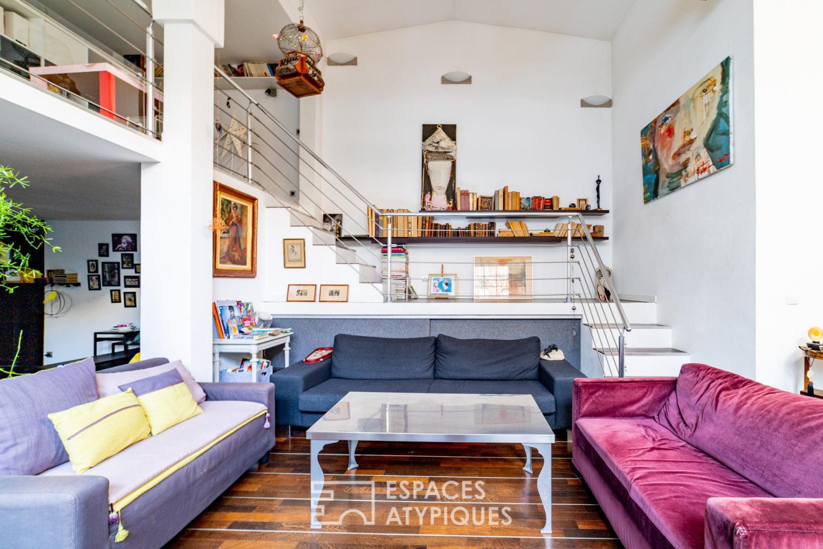 Loft with house-style patio