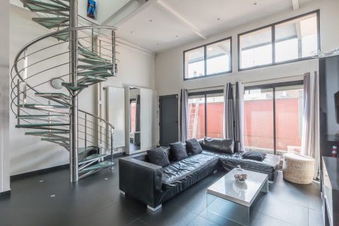 Loft en duplex avec terrasse