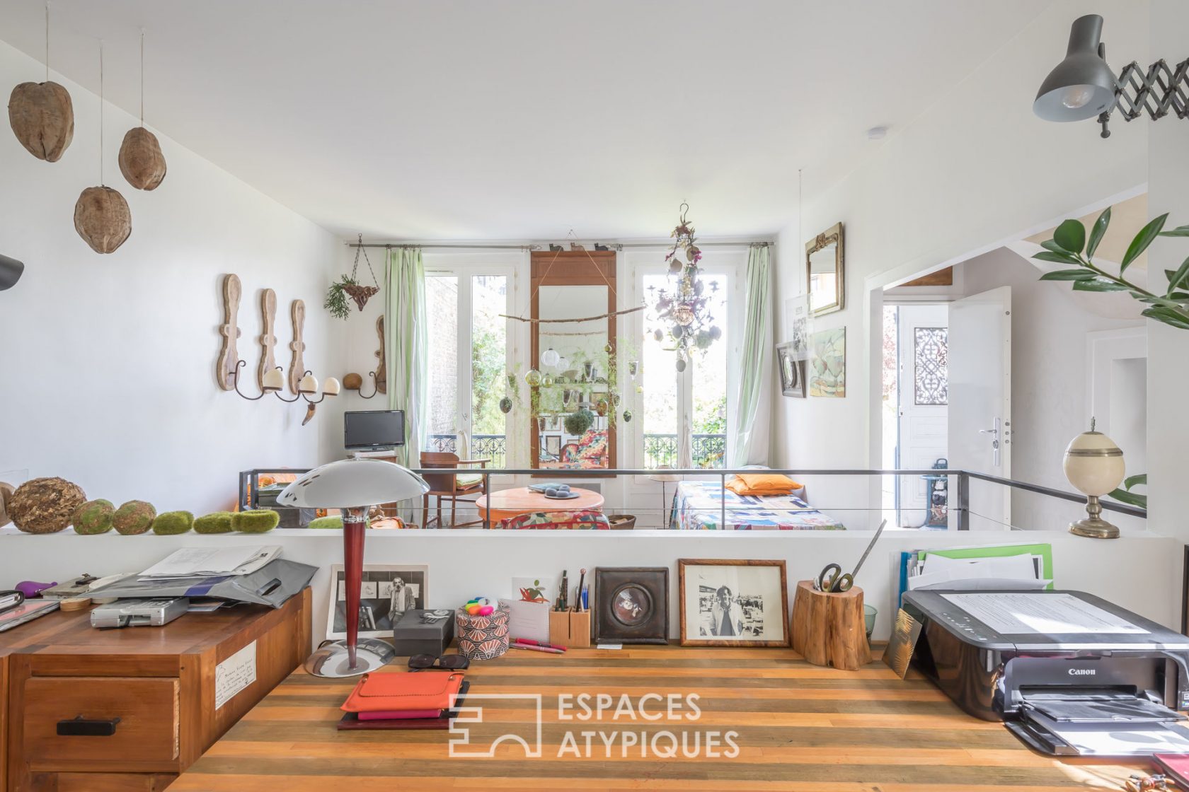Bohemian duplex with patio