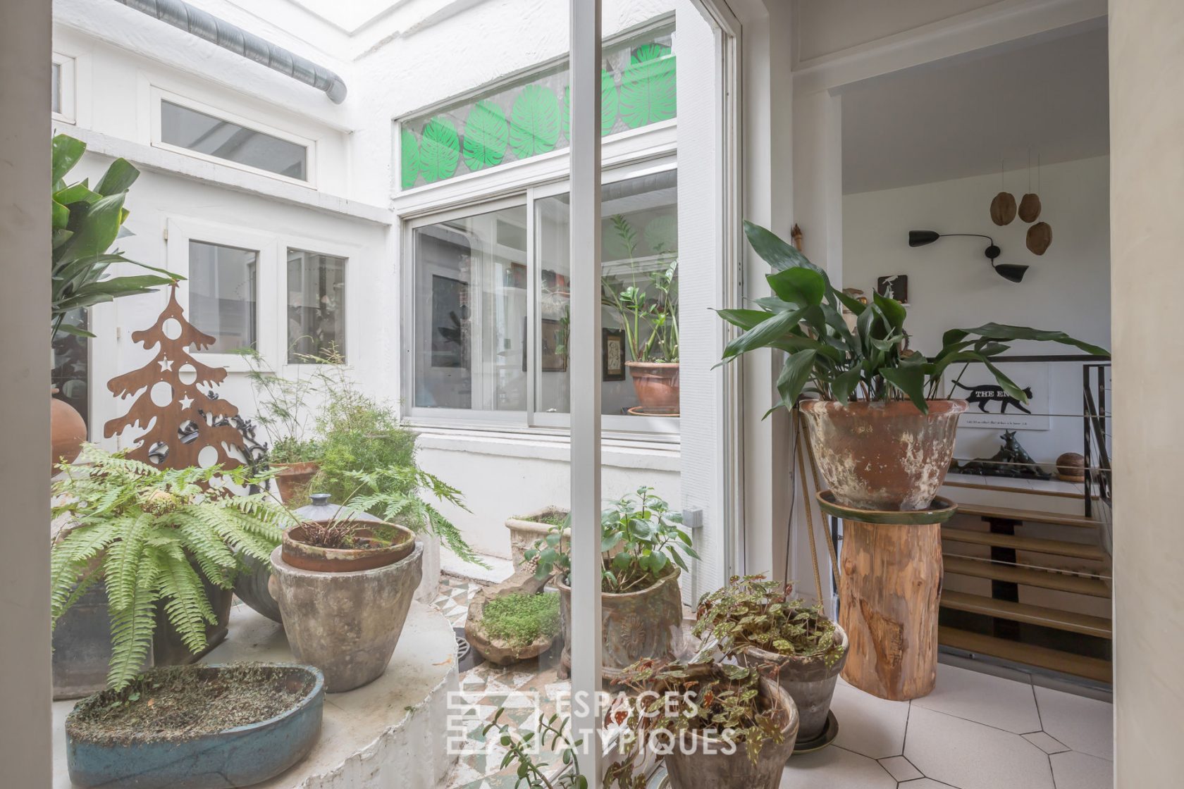 Bohemian duplex with patio