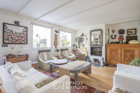 Bohemian duplex with patio