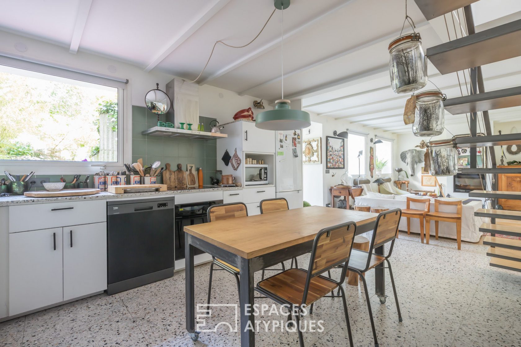 Bohemian duplex with patio