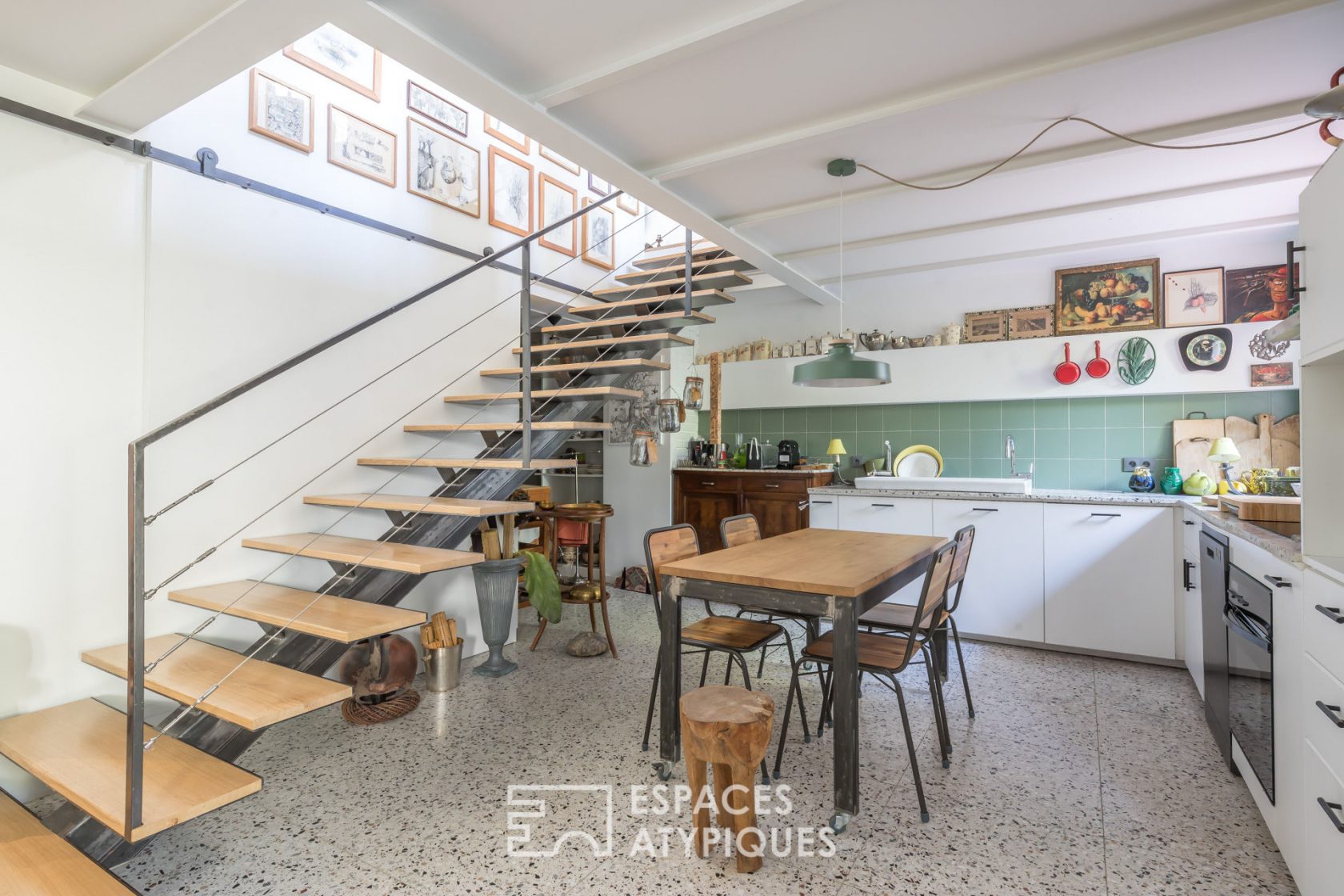 Bohemian duplex with patio