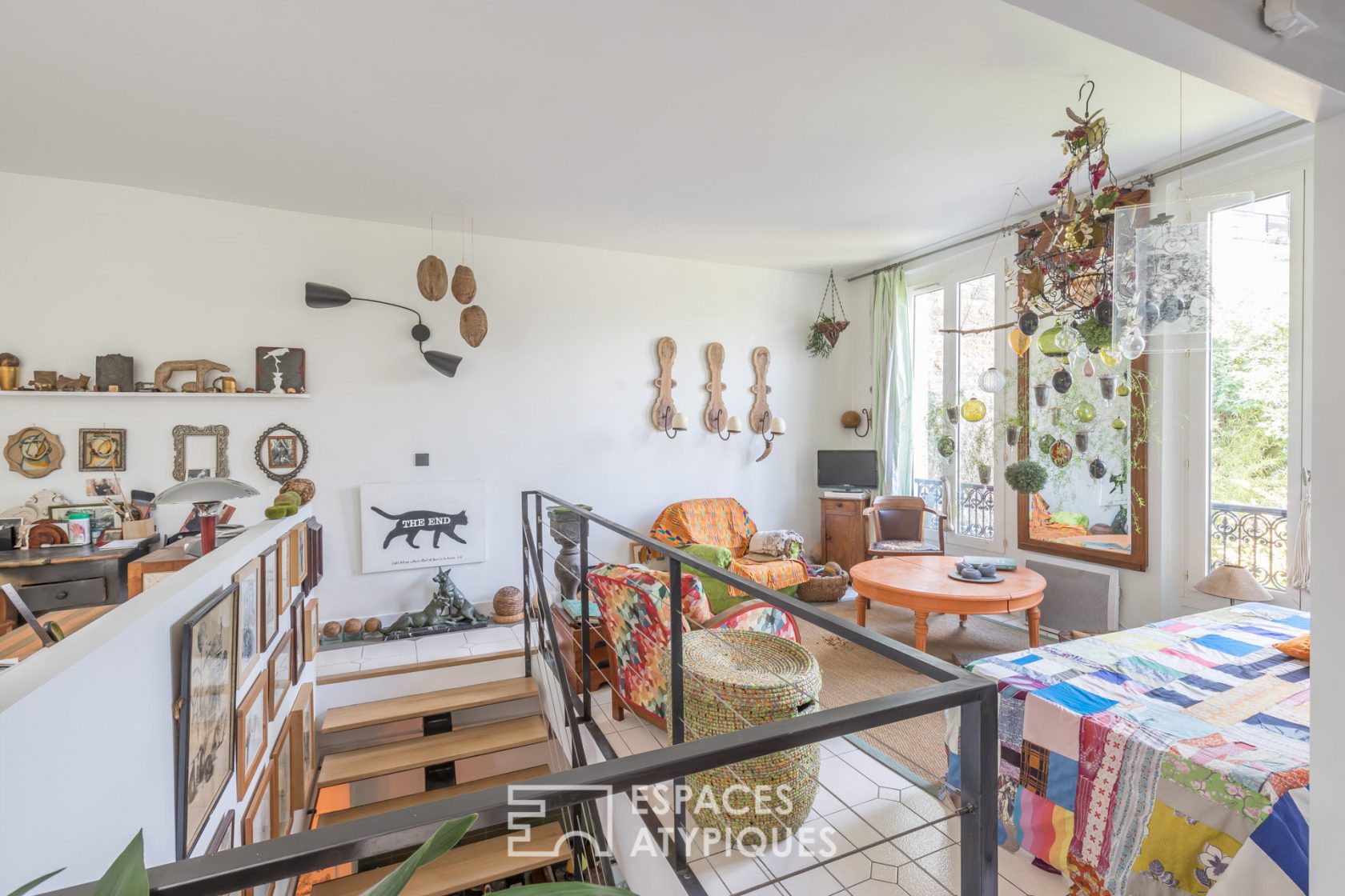 Bohemian duplex with patio