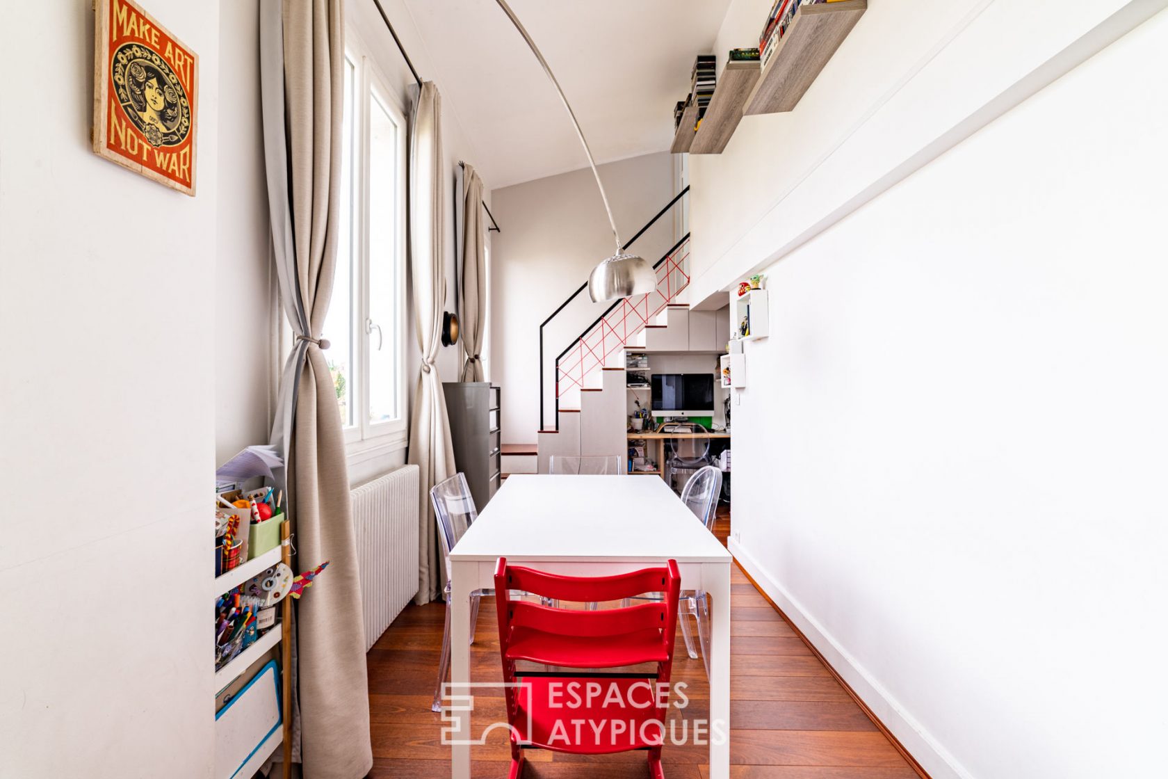 Top floor duplex in a former maternity ward