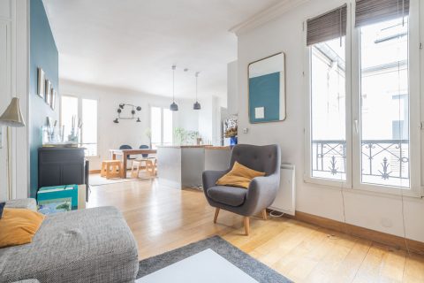 Contemporary top floor duplex