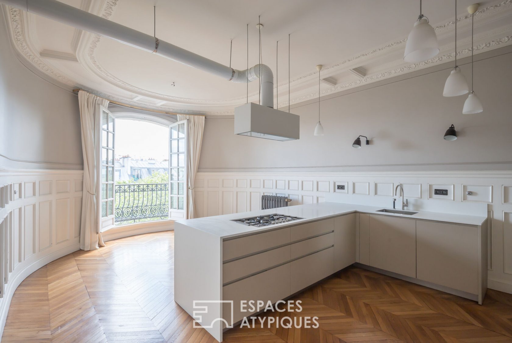 Appartement néo-classique dans le Marais