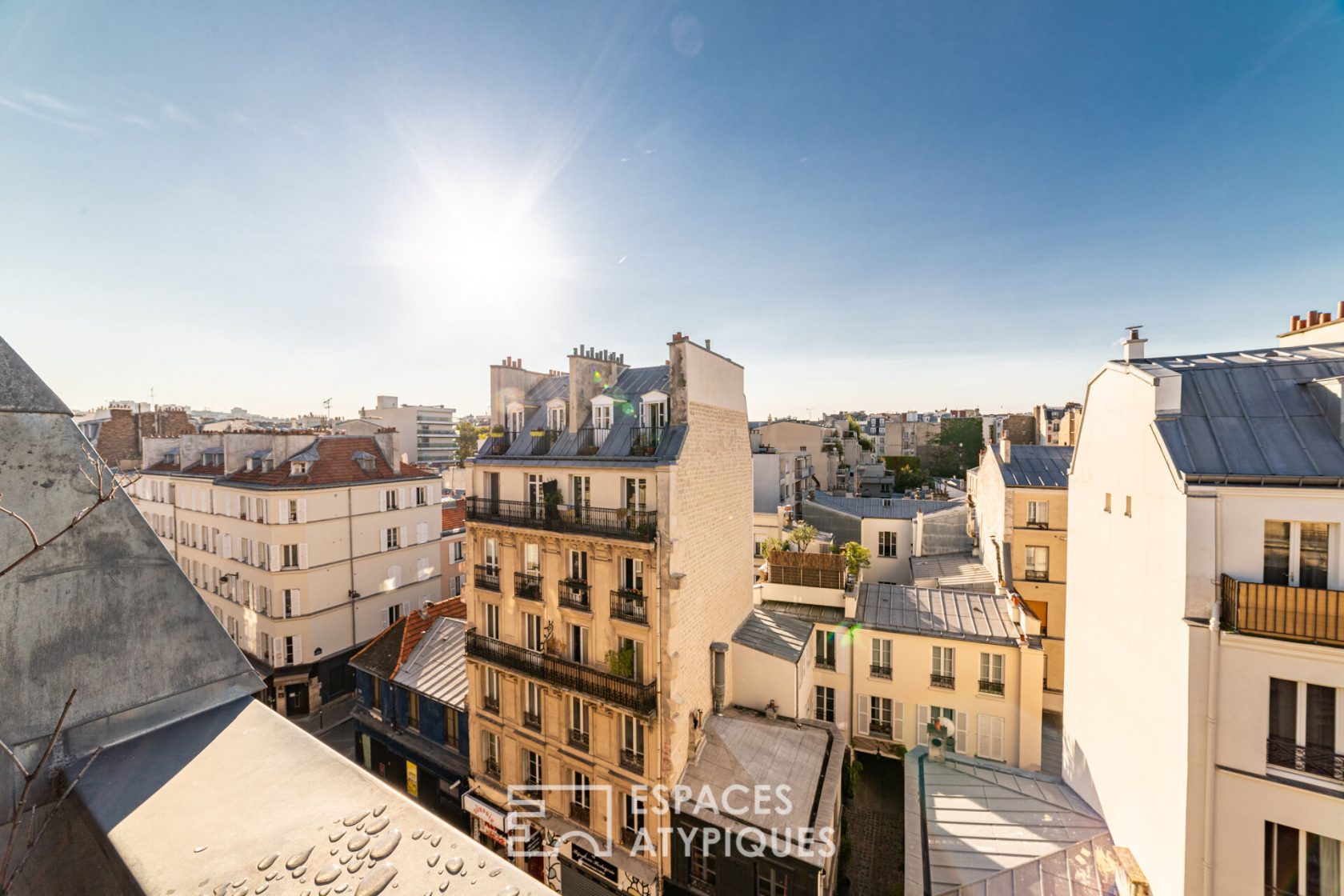 Dernier étage en duplex avec balcons