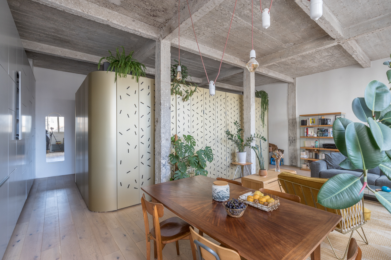 Architect’s loft in an old ironwork