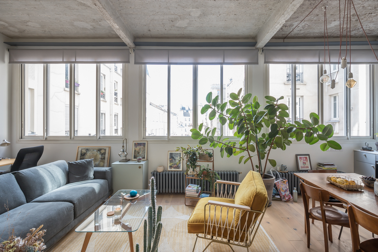 Architect’s loft in an old ironwork