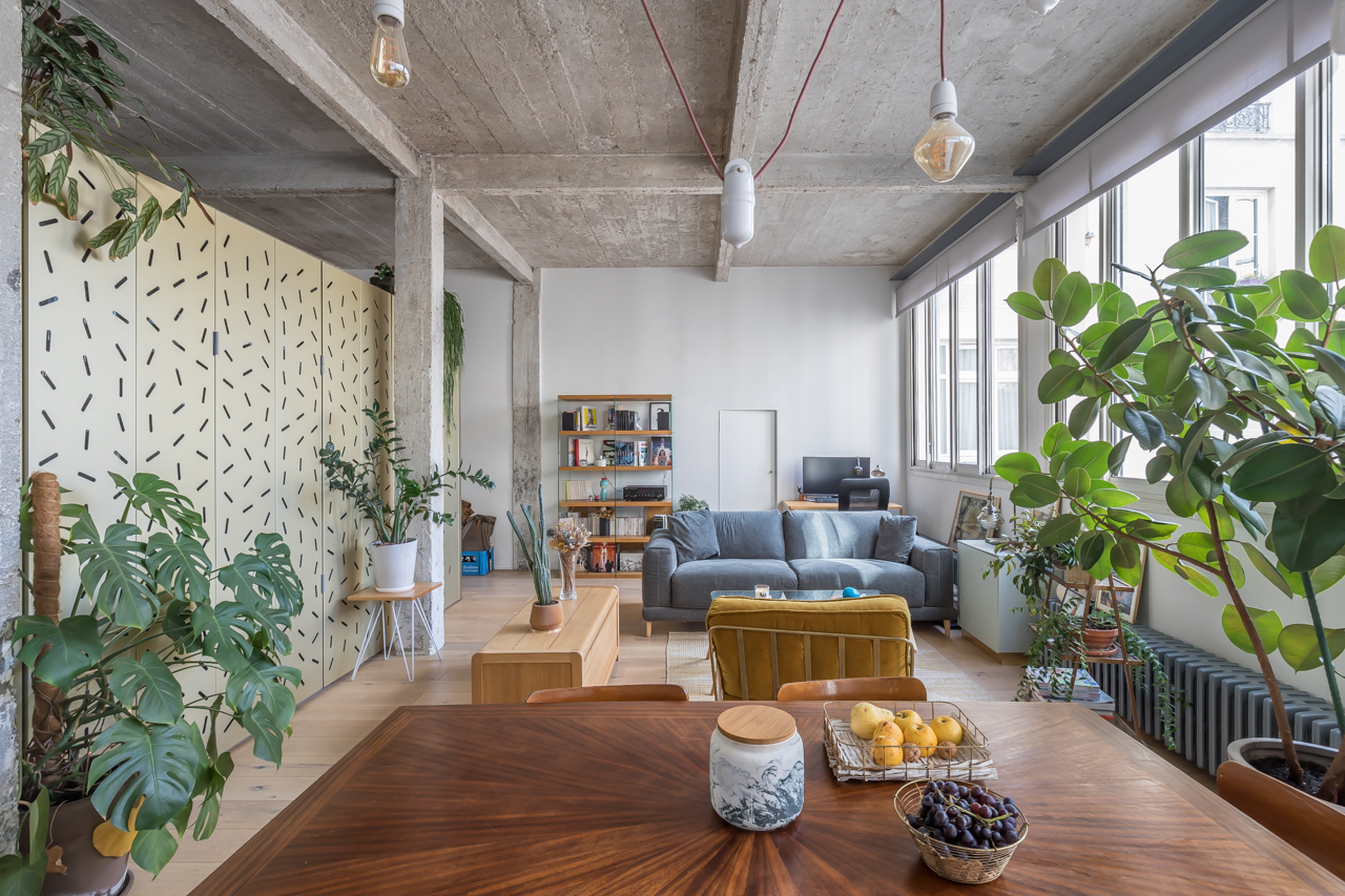 Architect’s loft in an old ironwork