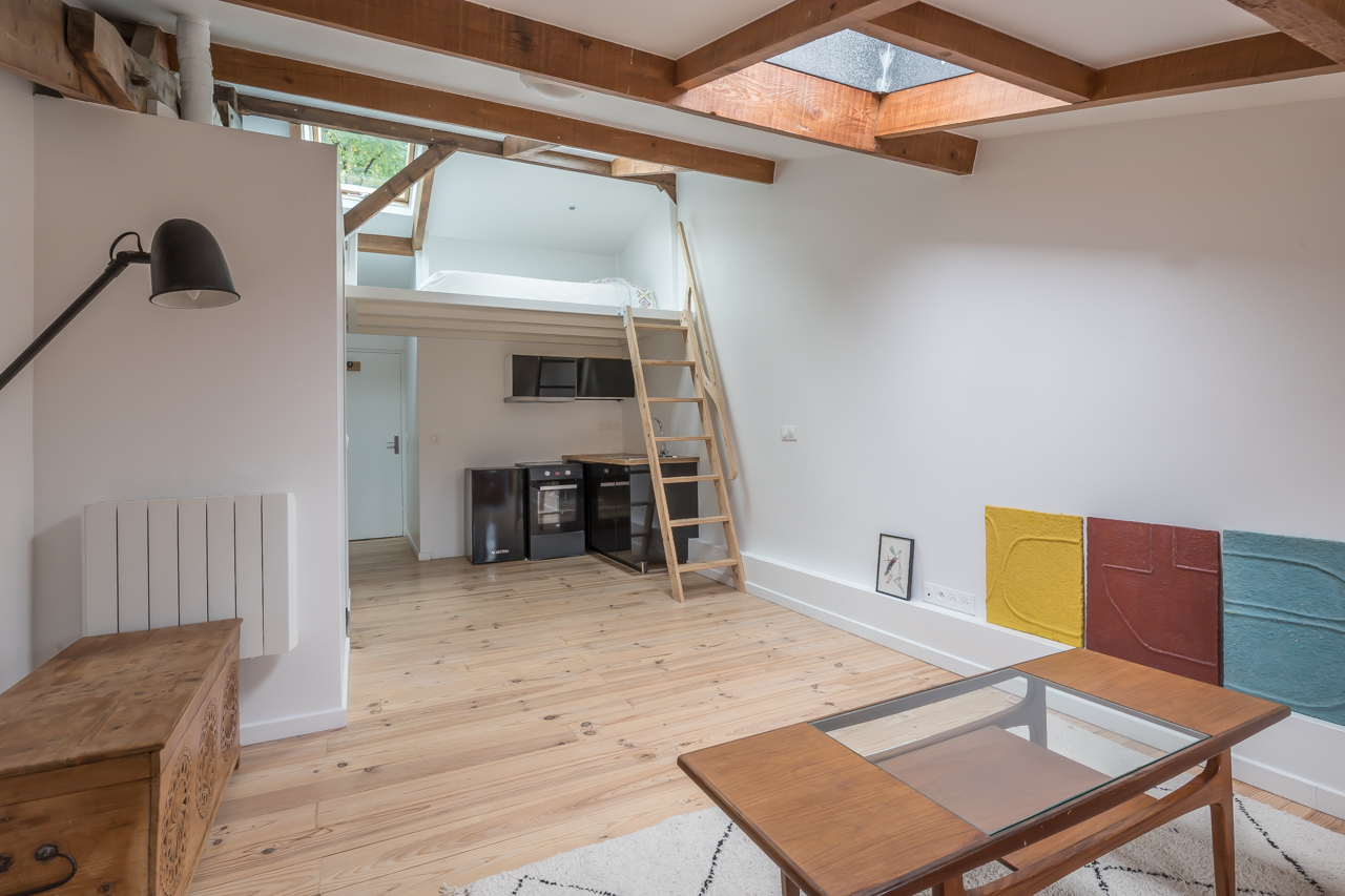 Mini-loft redesigned by architect