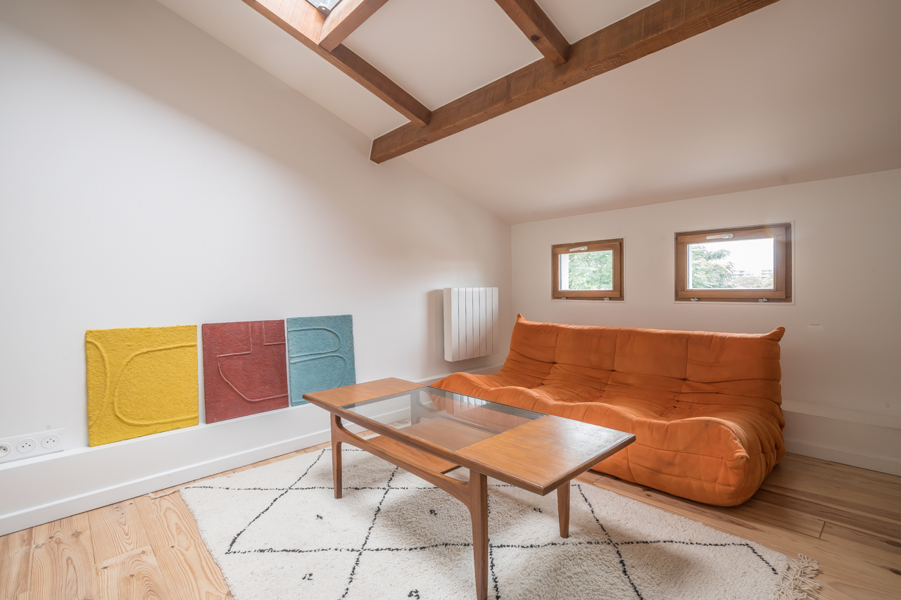 Mini-loft redesigned by architect