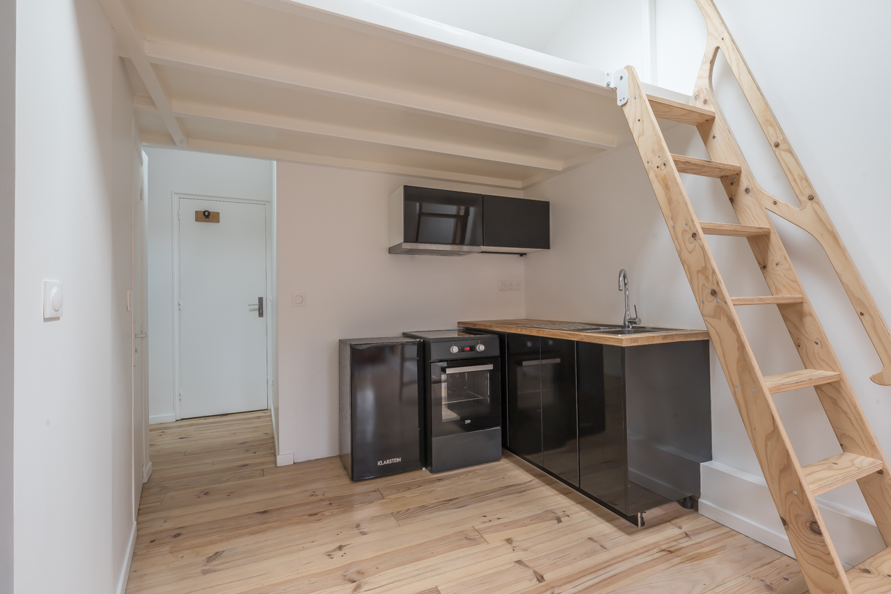 Mini-loft redesigned by architect