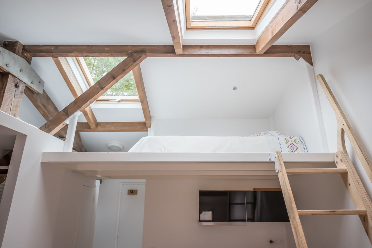 Mini-loft redesigned by architect