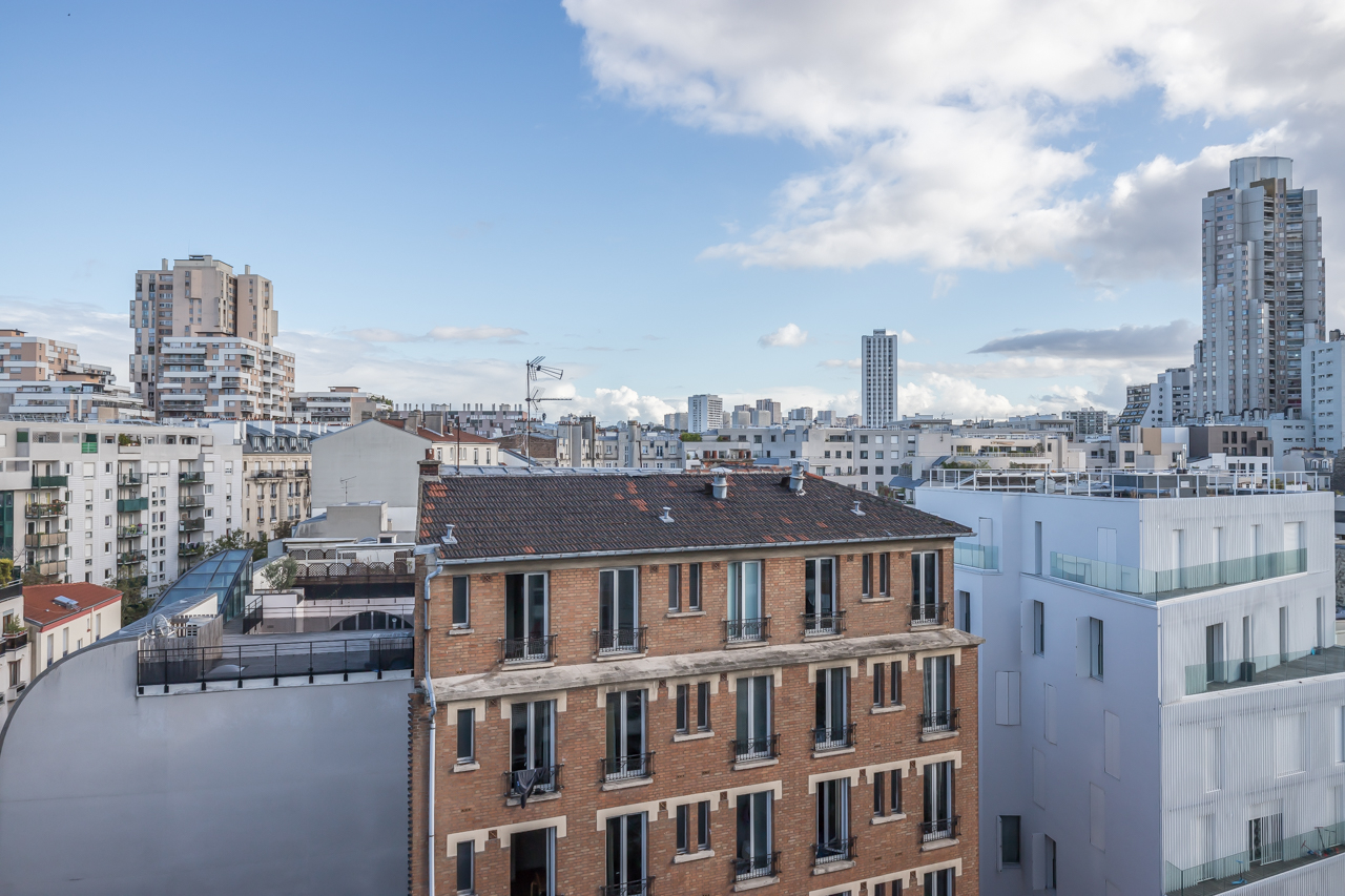 Contemporary apartment with a view