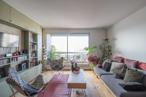 Contemporary apartment with a view