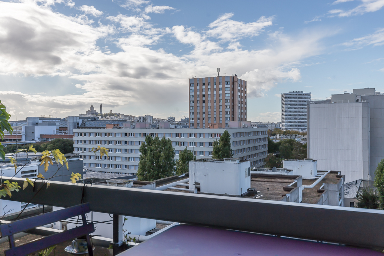 Contemporary apartment with a view