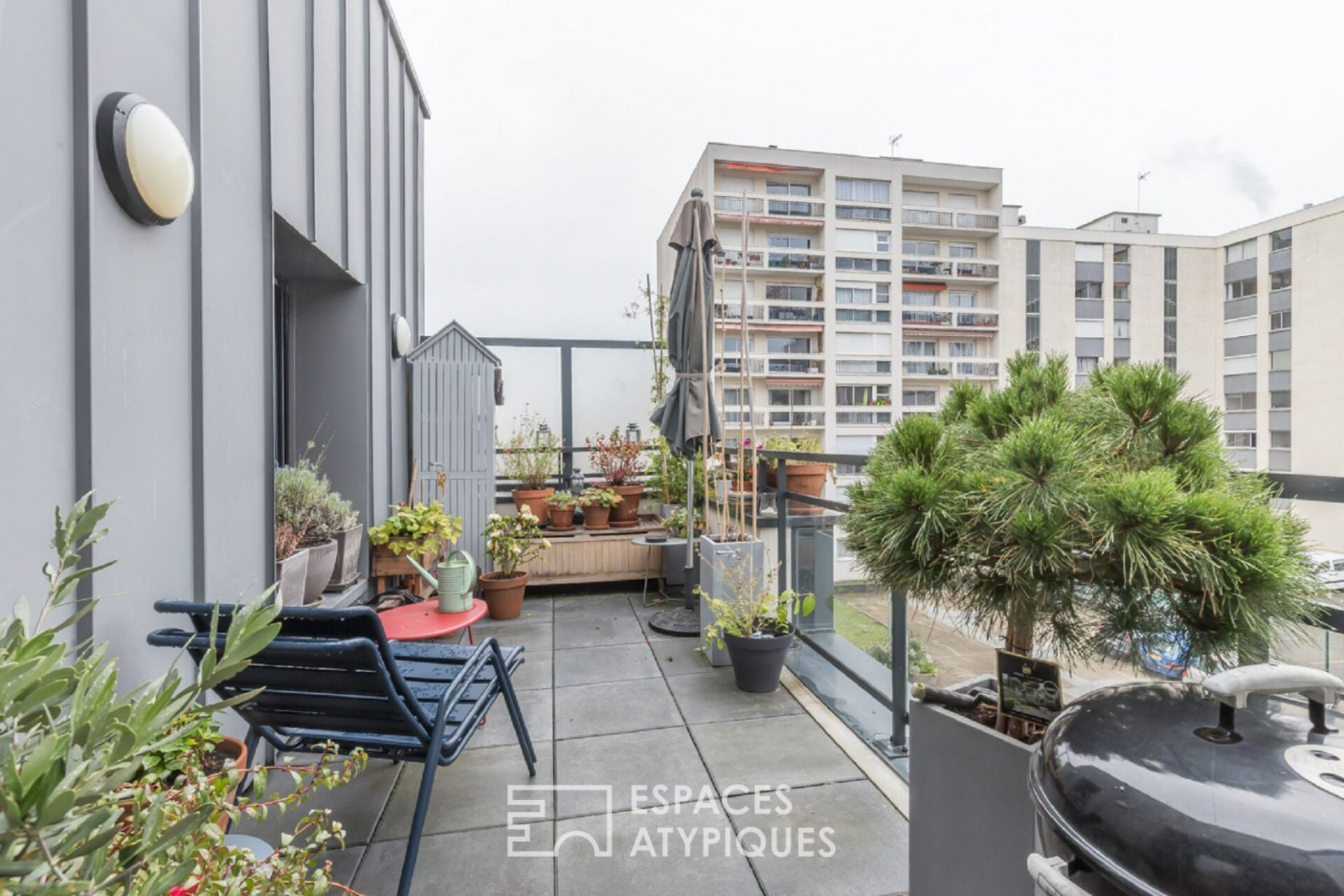 Appartement en dernier étage avec terrasse