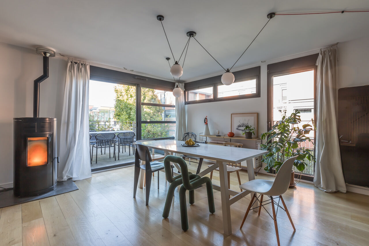 Duplex contemporain avec terrasse