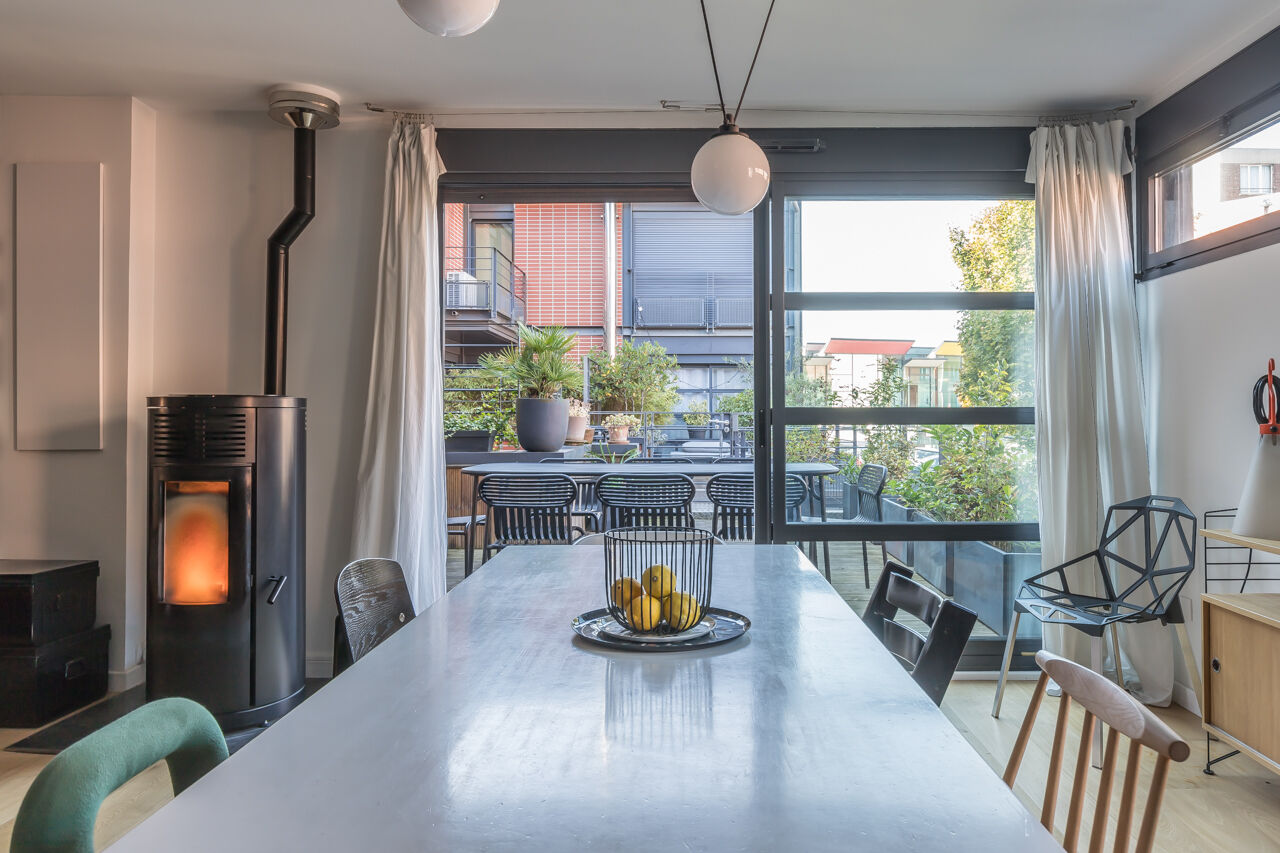 Duplex contemporain avec terrasse