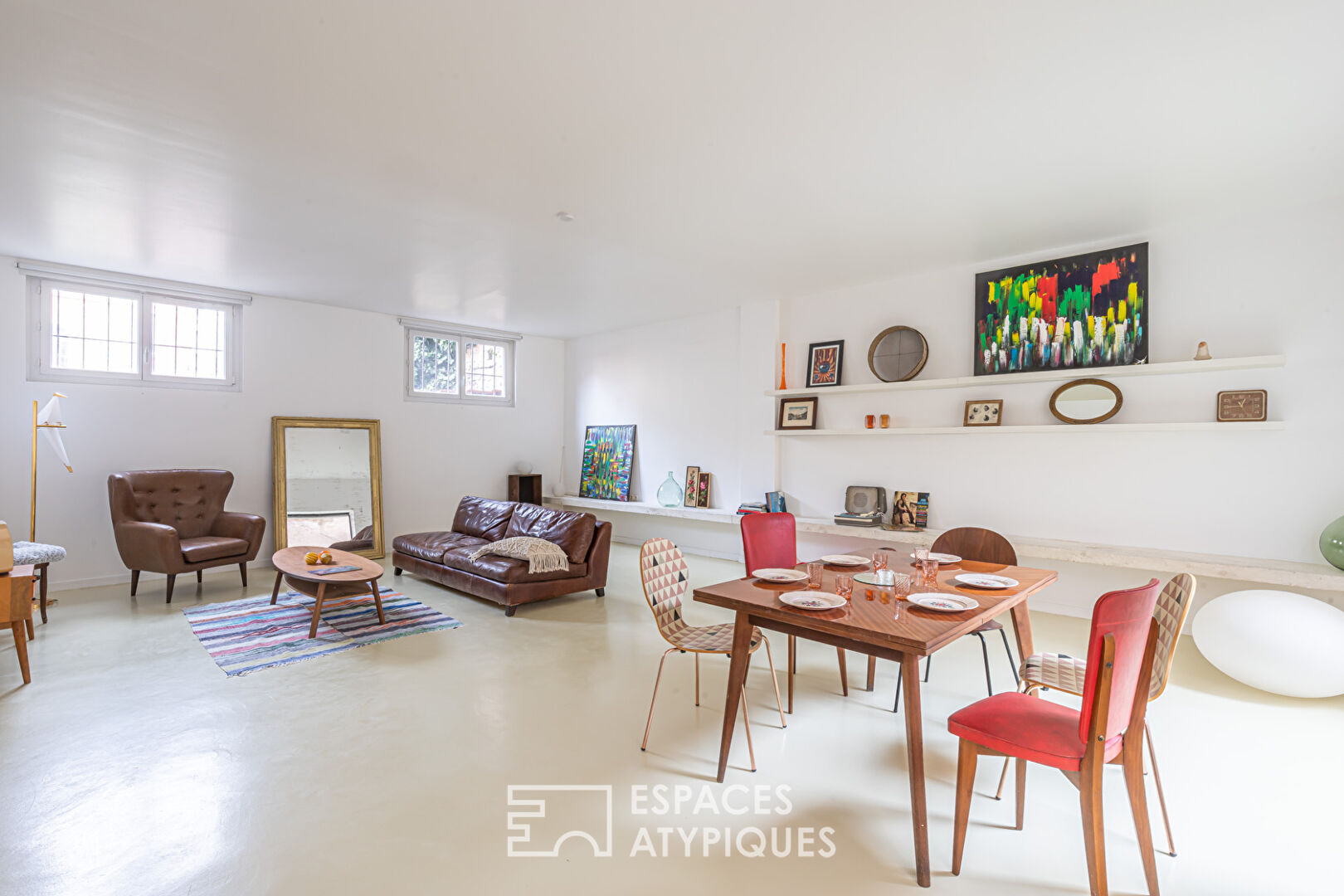 Loft between two courtyards