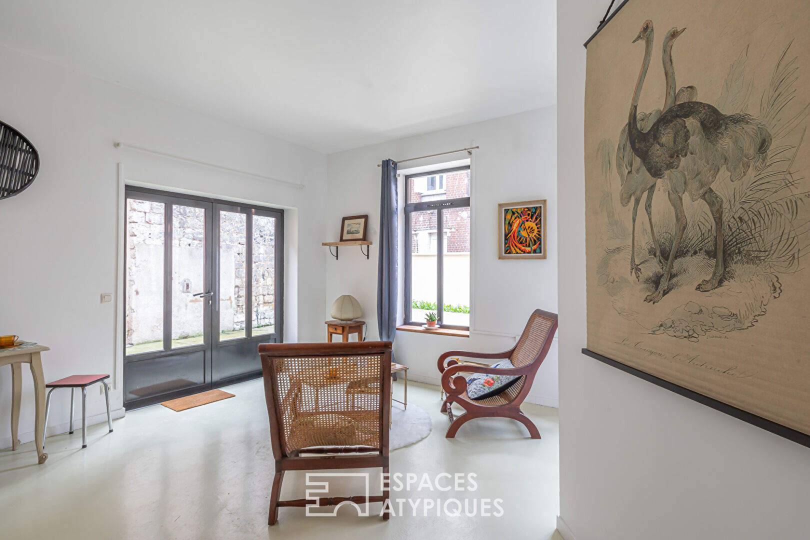 Loft between two courtyards