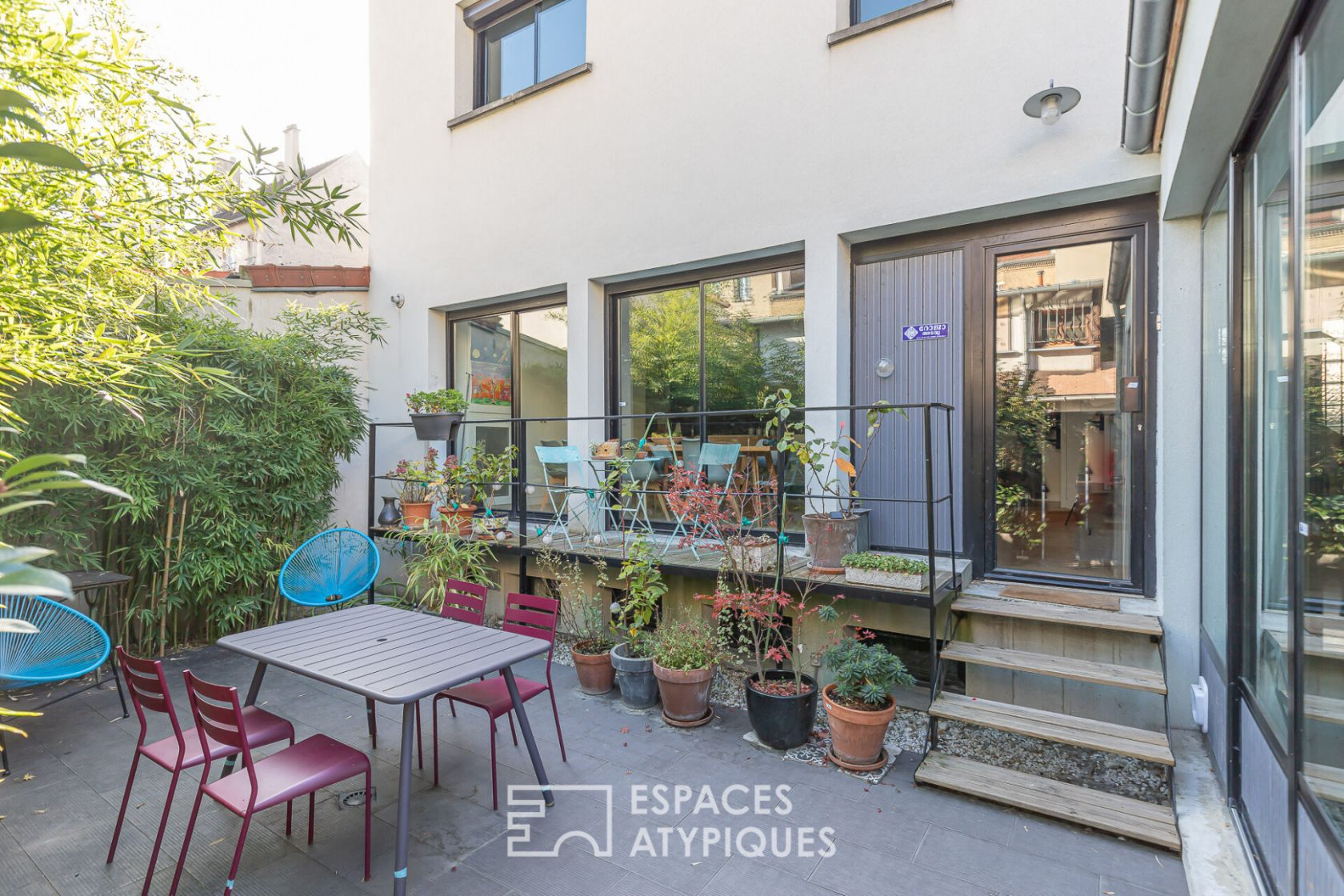 Maison d’architecte avec terrasses