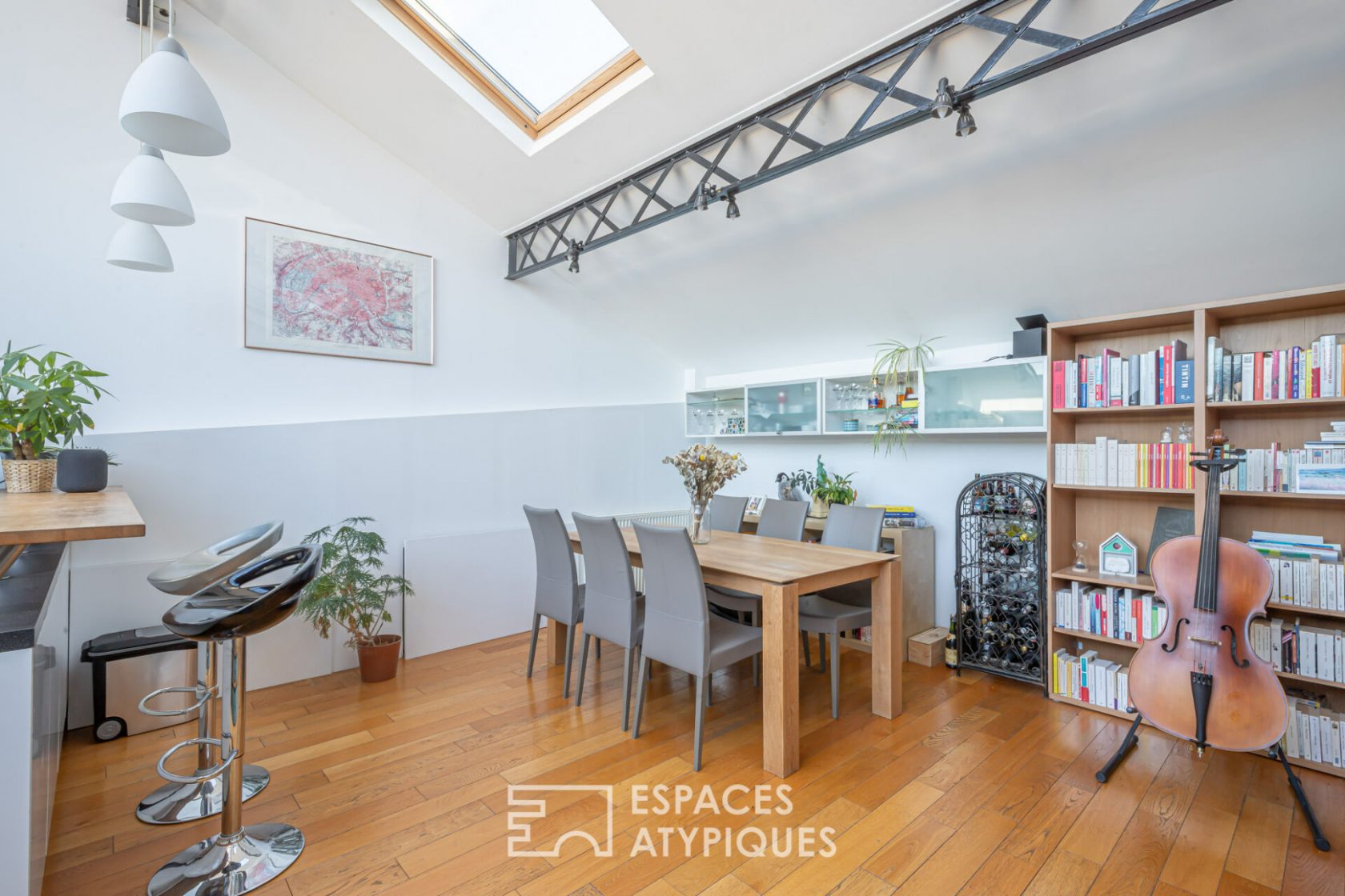 Inverted duplex in a former printing house