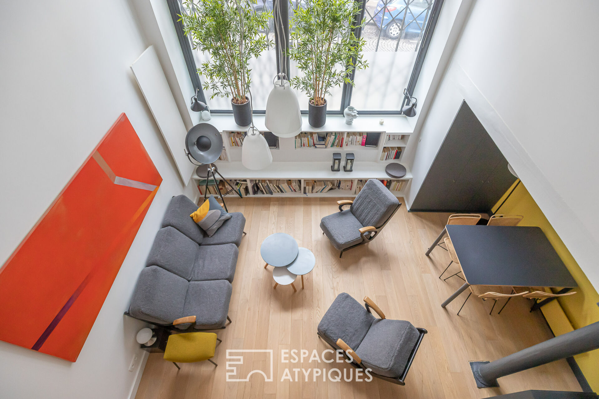 Vente Miniloft en duplex à Montmartre à PARIS 60 m2 Espaces