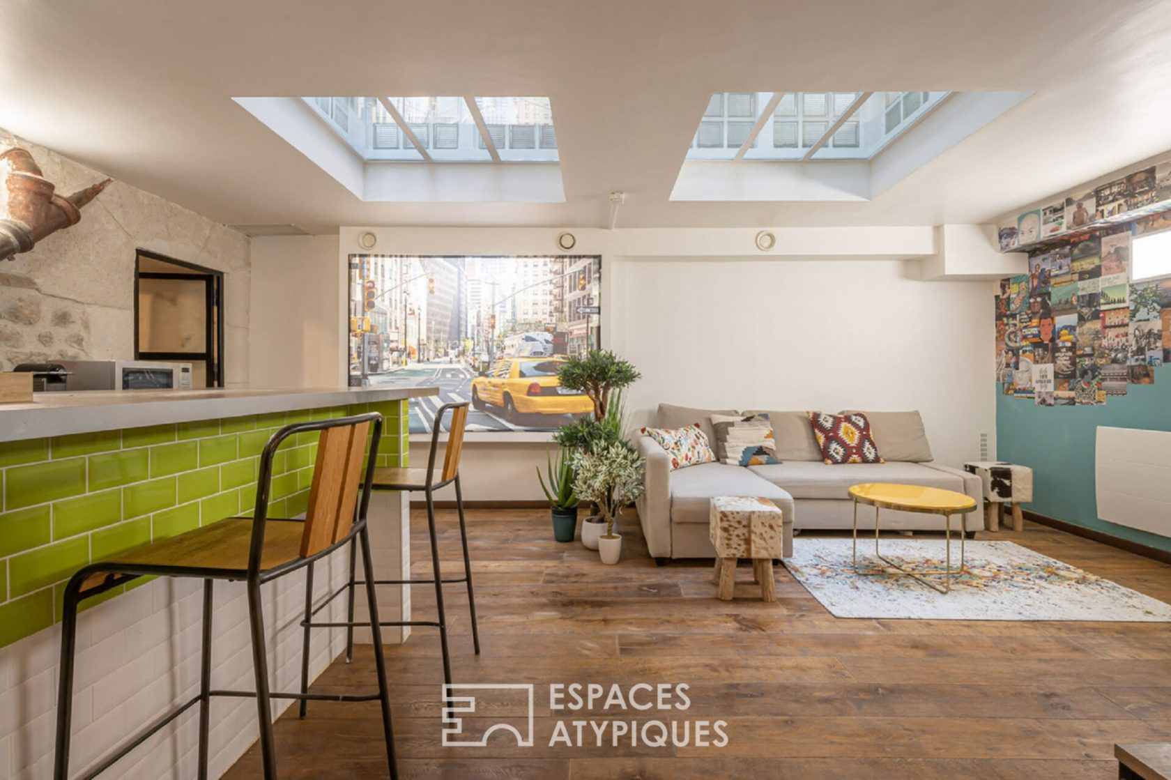 Loft en sous-sol avec caves voutées