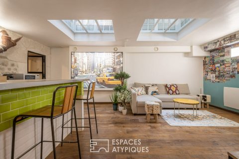 Loft en sous-sol avec caves voutées