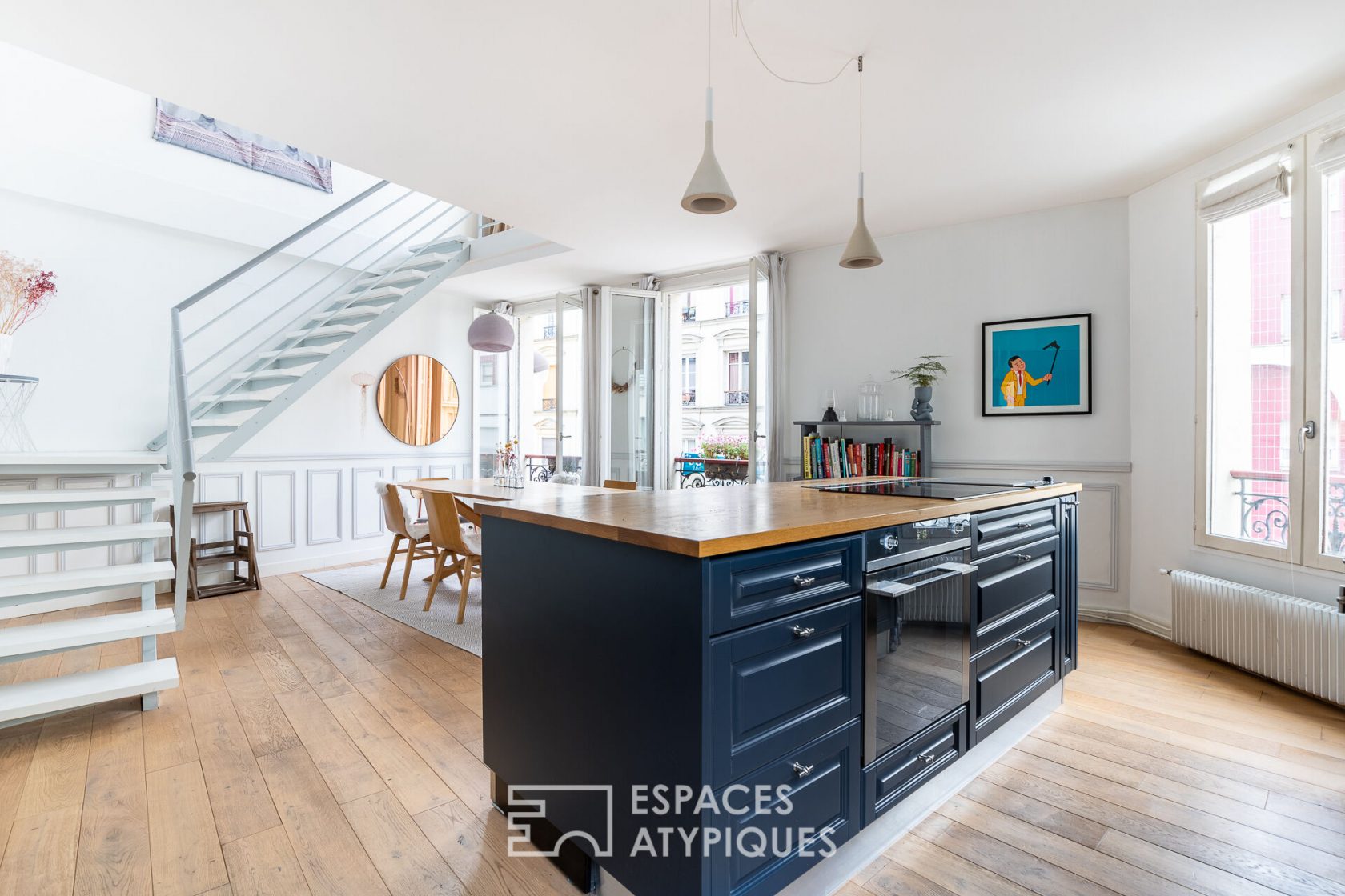 Contemporary corner duplex