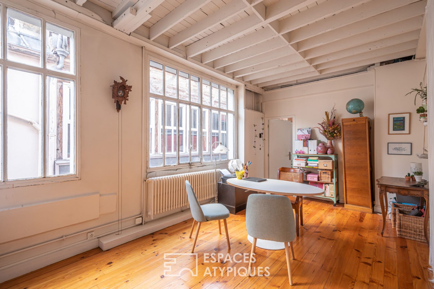 Duplex familial dans une ancienne fabrique de landaus