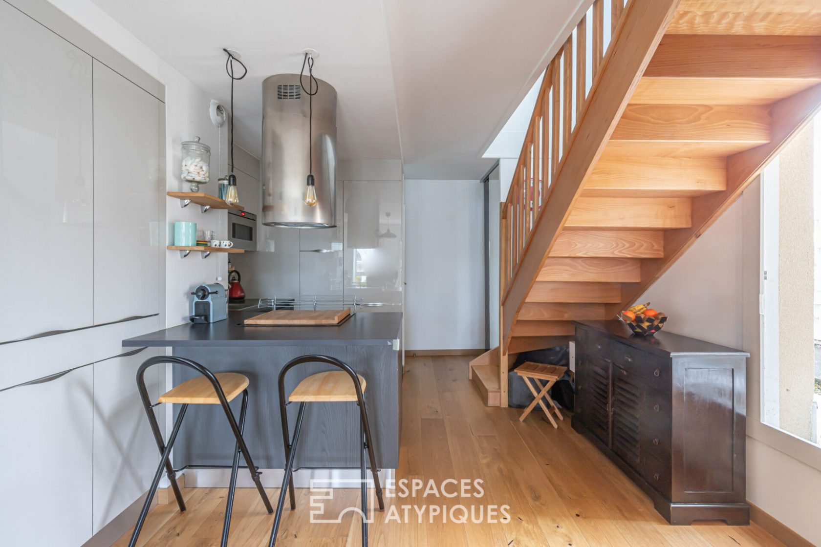Duplex on the top floor with terrace