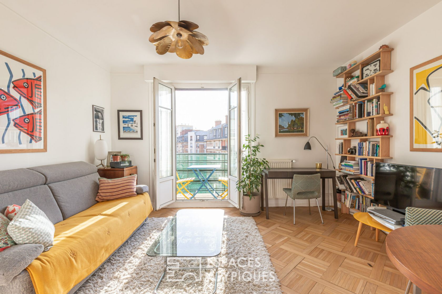 Apartment with balcony and open views
