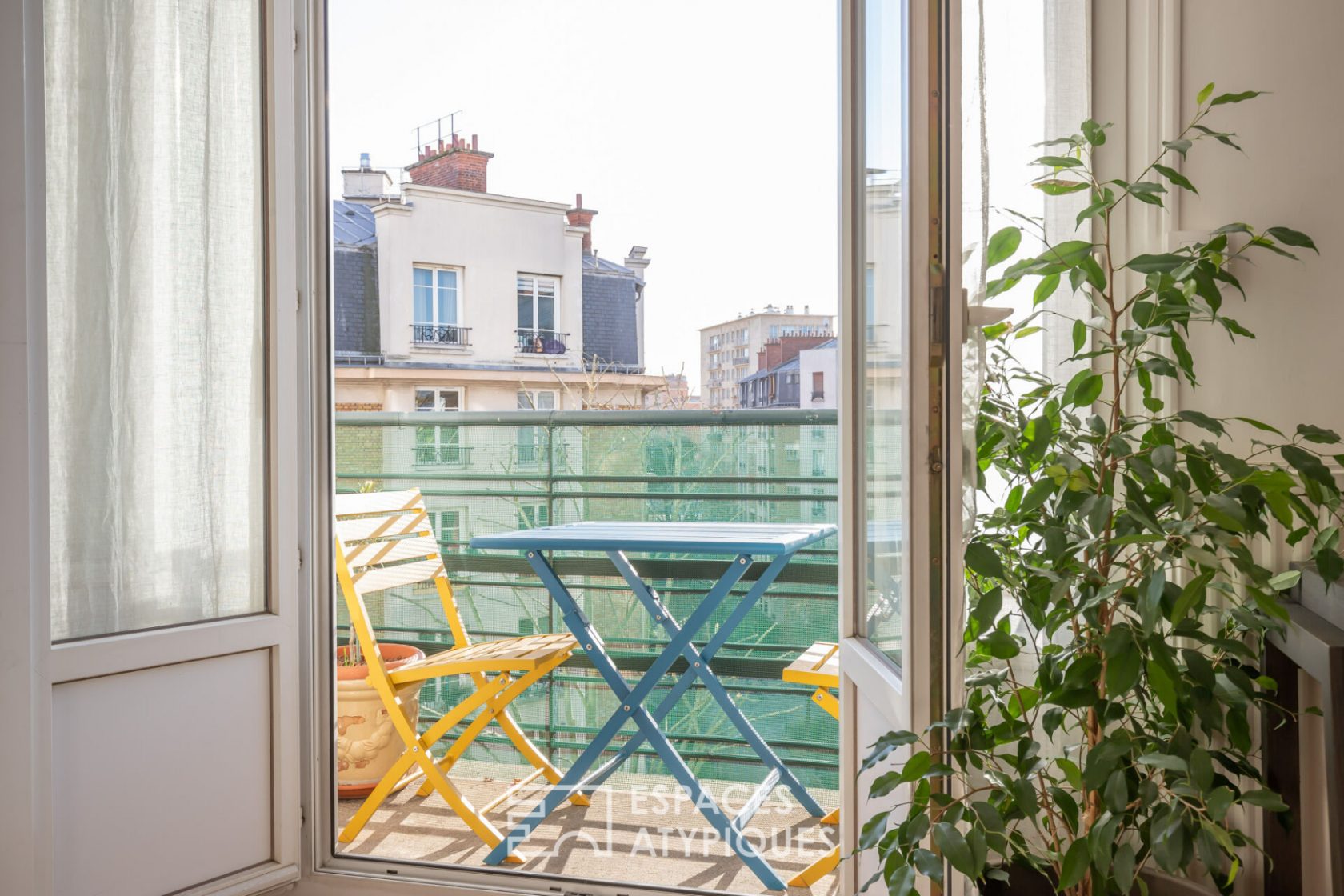 Apartment with balcony and open views