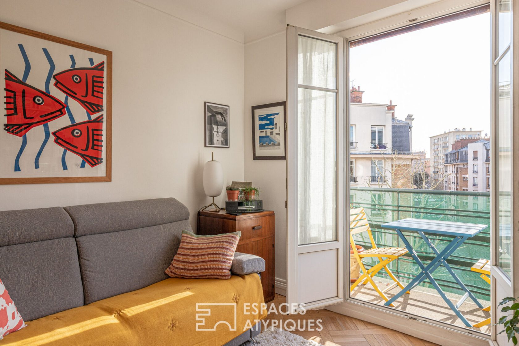 Apartment with balcony and open views
