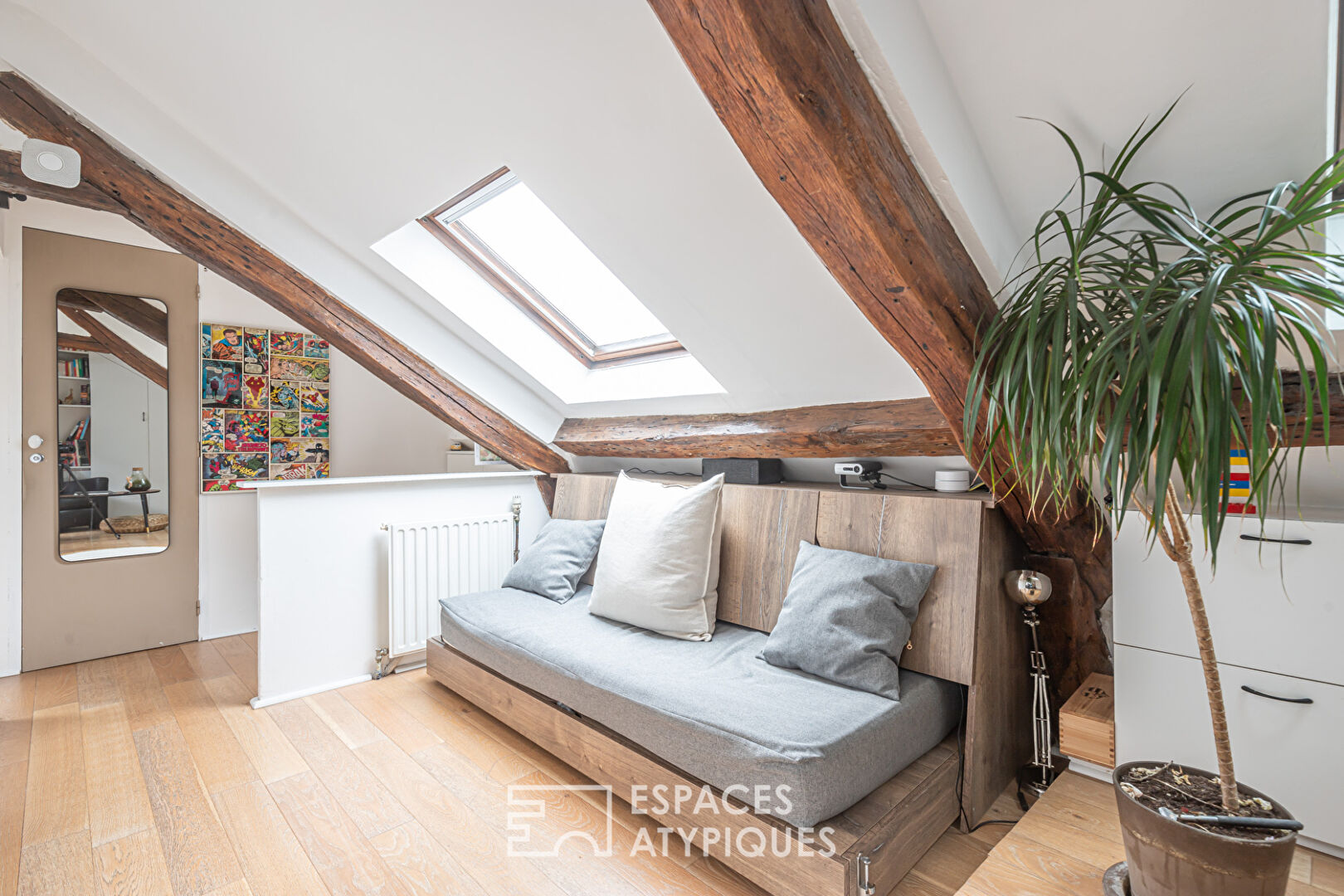 Contemporary top floor