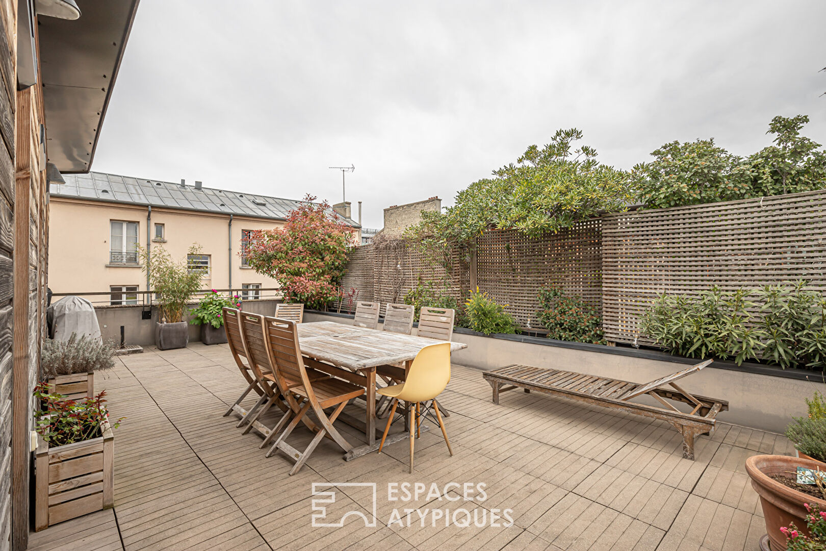 Duplex avec terrasse dans ancienne imprimerie