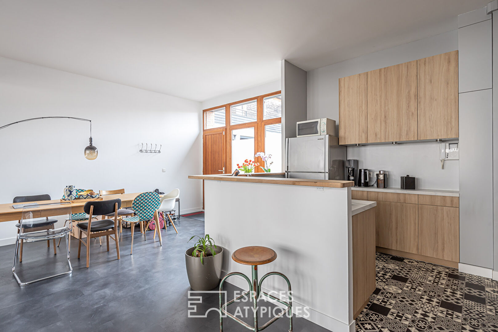 Duplex avec terrasse dans ancienne imprimerie