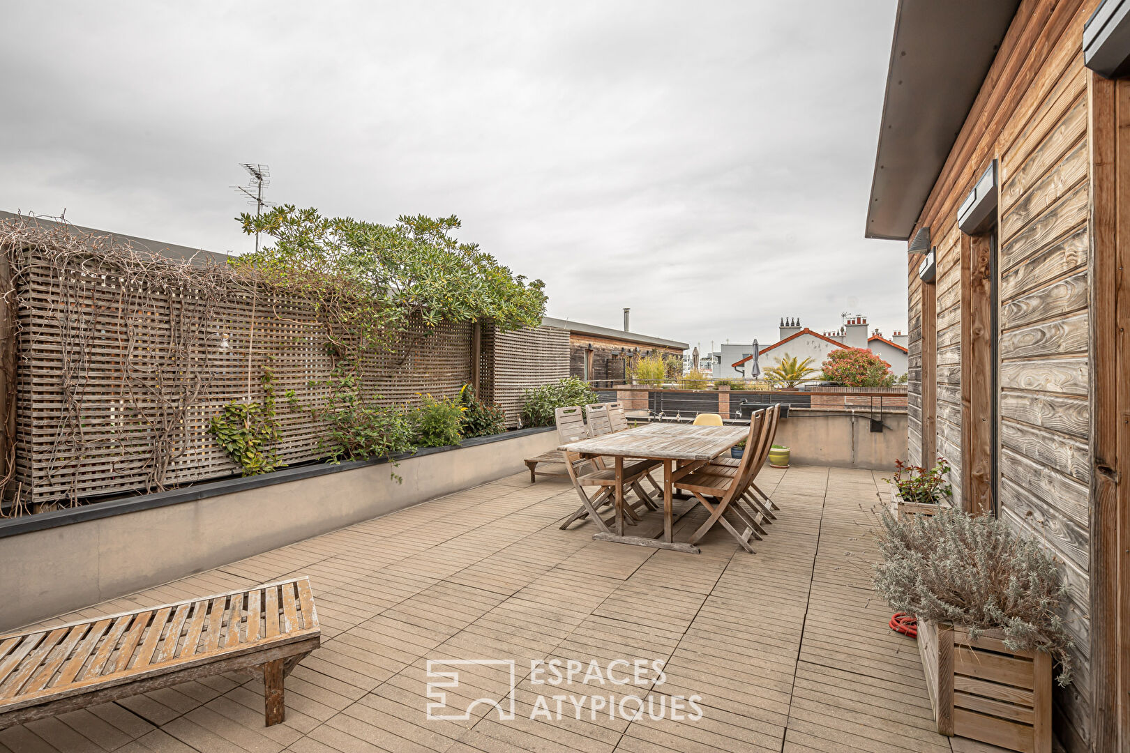 Duplex avec terrasse dans ancienne imprimerie