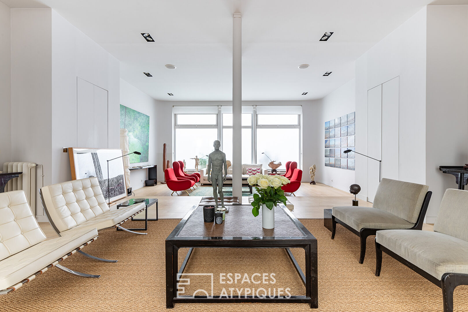 Architect loft with swimming pool and winter garden