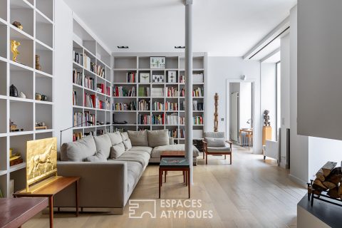 Architect loft with swimming pool and winter garden